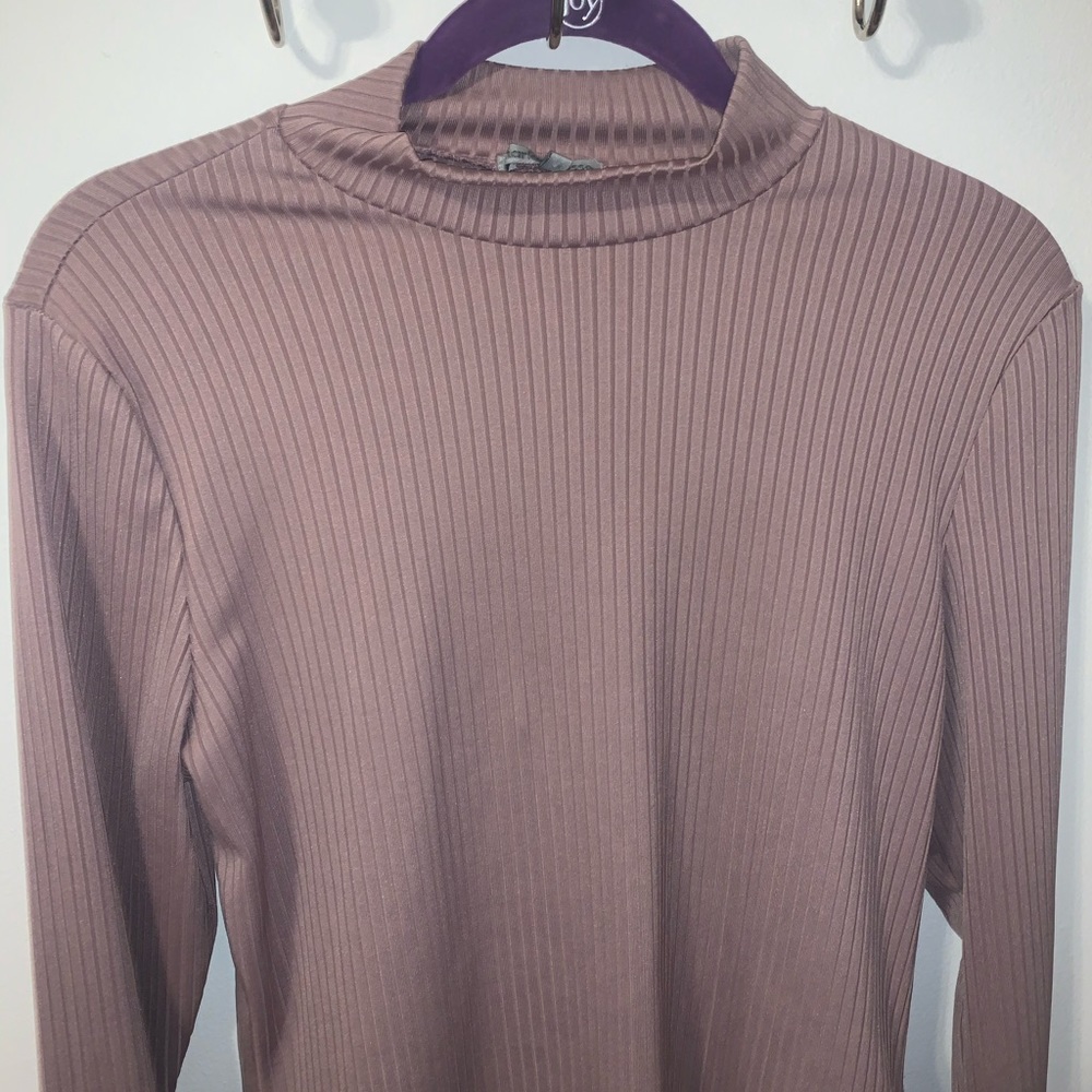 Purple long sleeve top